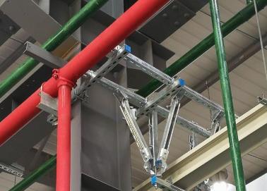 蠡县该抗震支架的整体式支吊架结构协调性好